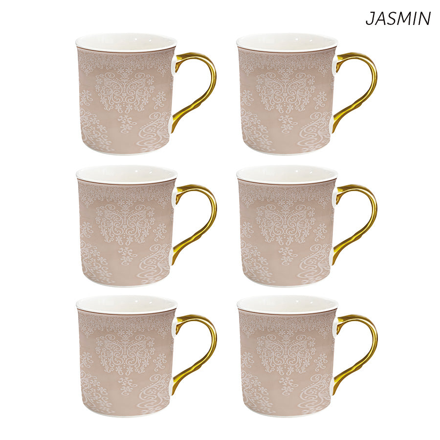 סט 6 מגים 370 מ"ל ניו בון ציינה JASMIN