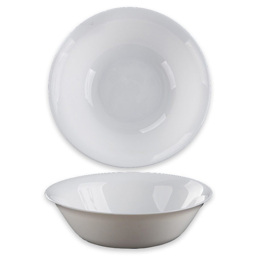 קערת הגשה 6.6*22.8 ס"מ זכוכית אופל לבן אנטי צ'יפ OPAL GLASS