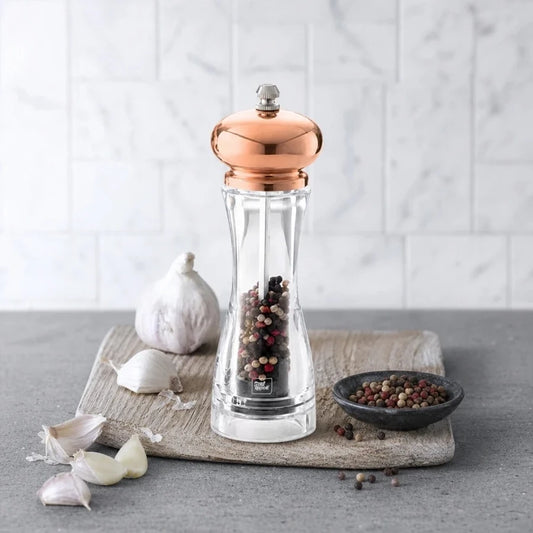 מטחנת מלח\פלפל אקרילית ראש 6/19 ס"מ rose gold