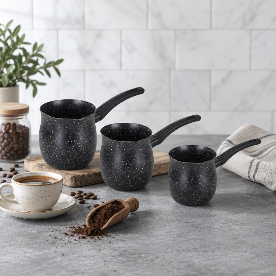 מארז 3 פינג'אנים 1.3/0.9/0.5 ליטר COFFEE COLLECTION