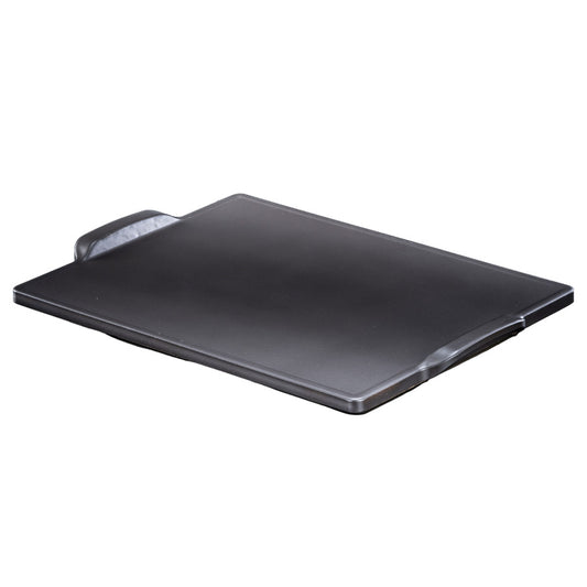 BAKE MASTER אבן שמוט לפיצה מלבנית 46X35.5 ס"מ עם ידיות וציפוי CERAMIC NON STICK