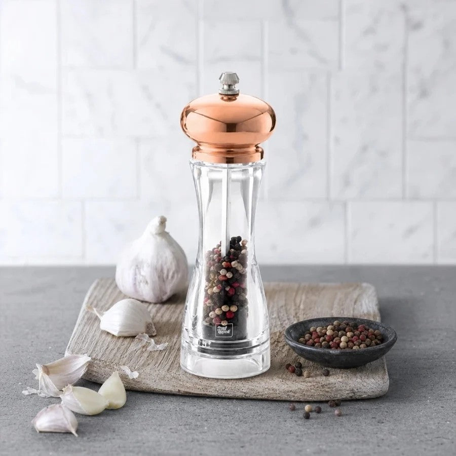מטחנת מלח\פלפל אקרילית ראש 6/19 ס"מ rose gold
