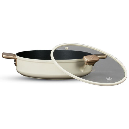 סוטאז' 28 ס"מ ENIGMA NONSTICK ליטר קרם ידיות שמפניה