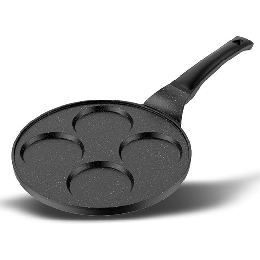 מחבת פנקייק 26 ס”מ 4 שקעים BLACK MARBLE שחור
