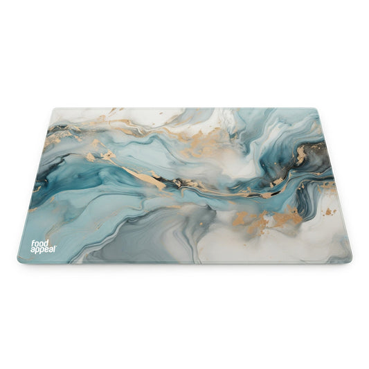 לוח חיתוך זכוכית 30X40 ס"מ MARBLE SKY