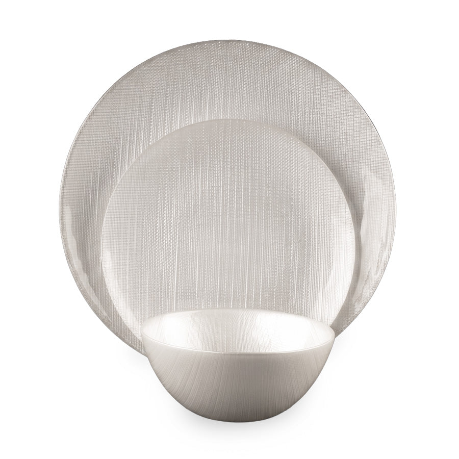 סט אוכל 18 חלקים PURE WHITE