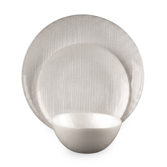 סט אוכל 18 חלקים PURE WHITE