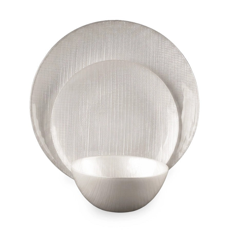 סט אוכל 18 חלקים PURE WHITE