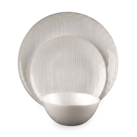 סט אוכל 18 חלקים PURE WHITE