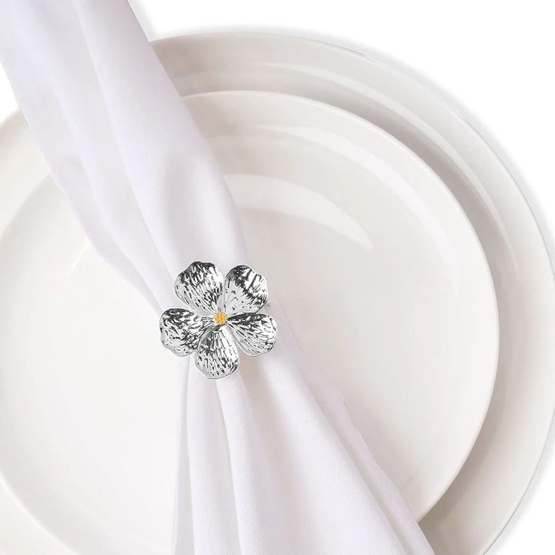 חבק למפית SILVER FLOWER