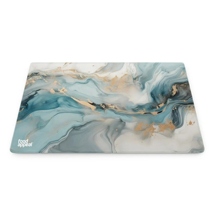 לוח חיתוך זכוכית 30X40 ס"מ MARBLE SKY
