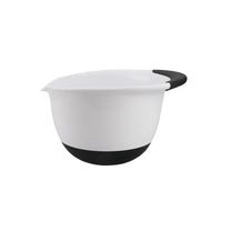 קערת ערבול 21 ס"מ 1.4 ליטר עם בסיס סיליקון לבן Cook Joy