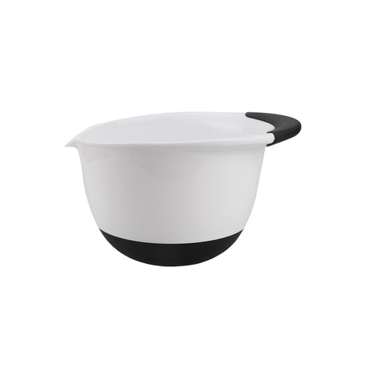 קערת ערבול 21 ס"מ 1.4 ליטר עם בסיס סיליקון לבן Cook Joy