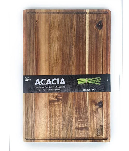 בוצ'ר עץ שיטה 3.5*40*60 ס"מ ACACIA