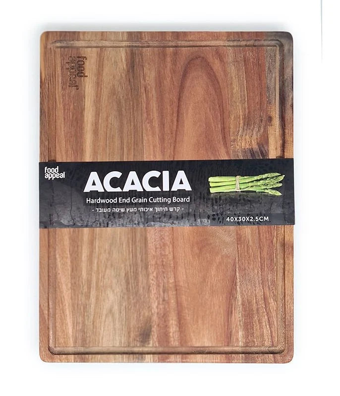 בוצ'ר עץ שיטה 2.5*30*40 ס"מ ACACIA