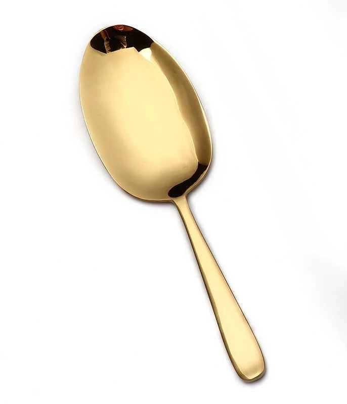 כף אורז מנירוסטה איכותית בגימור זהב AMBER