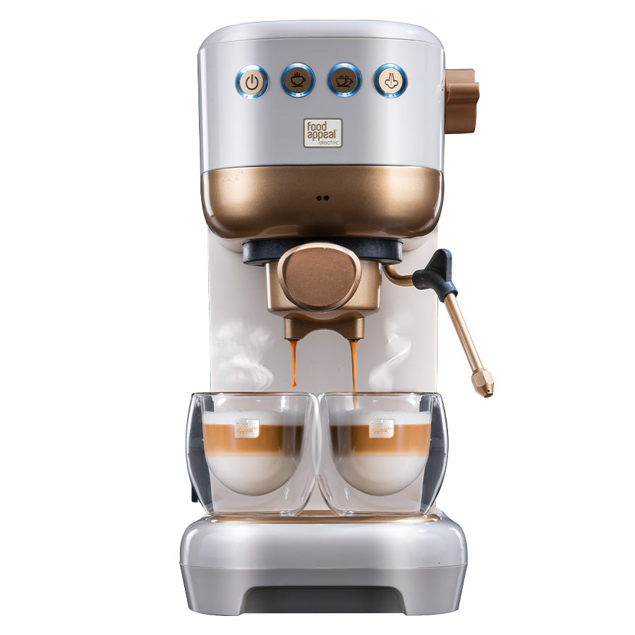 מכונת קפה אספרסו 2 ב-1 קפה טחון \ קפסולות  Nespresso קרם\זהב