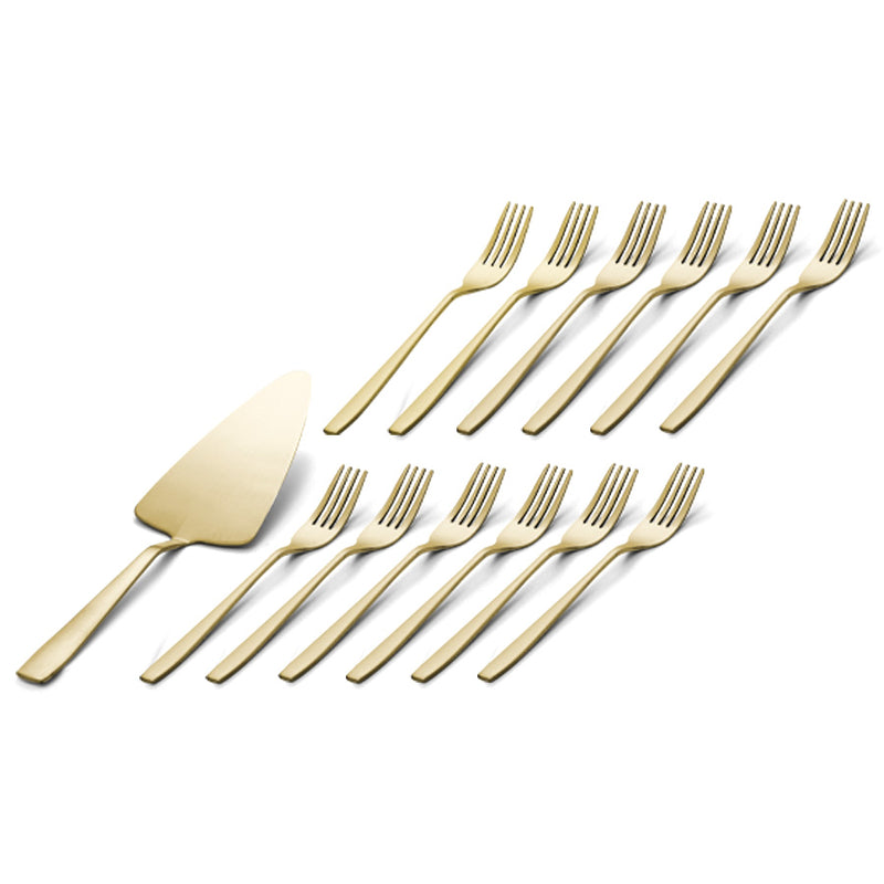 מארז הגשה לעוגה - מרדה + 12 מ.עוגה TOPAZ GOLD-CHAMPGANE מאט