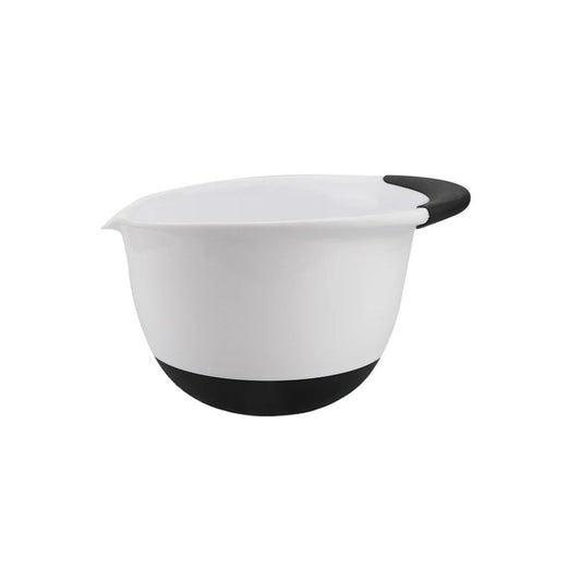 קערת ערבול 21 ס"מ 1.4 ליטר עם בסיס סיליקון לבן Cook Joy