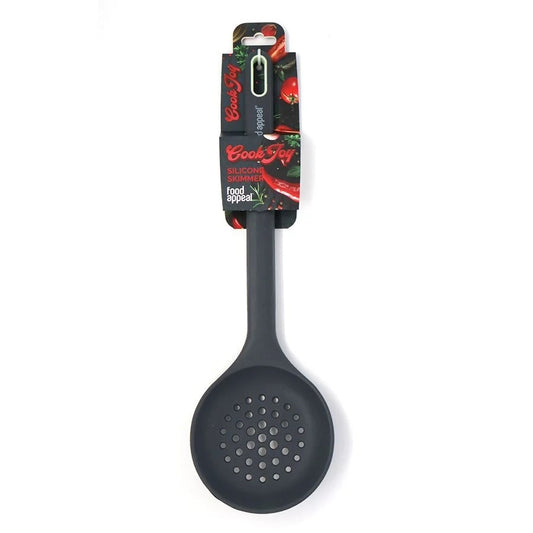 כף הגשה מחוררת סיליקון 33 ס"מ Cook Joy אפור