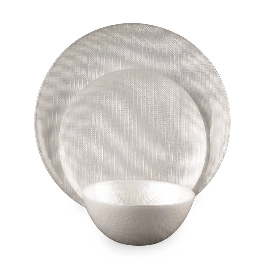 סט אוכל 18 חלקים PURE WHITE