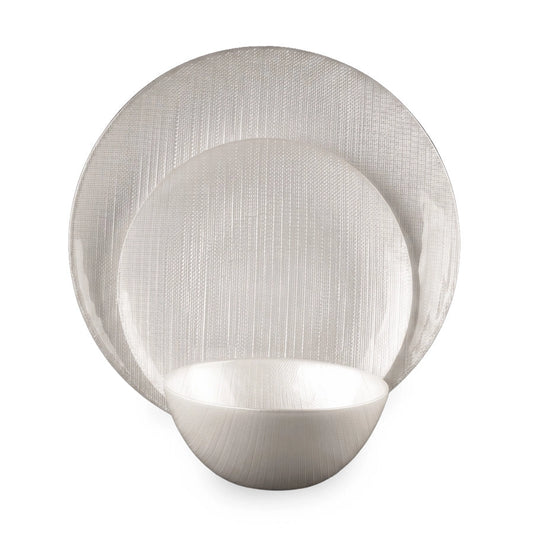 סט אוכל 18 חלקים PURE WHITE