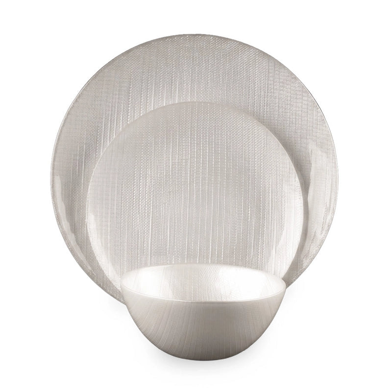 סט אוכל 18 חלקים PURE WHITE