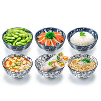 סט 6 הגשה יפני : 6 קעריות 12 ס"מ פורצלן OSAKA מבית Food appeal