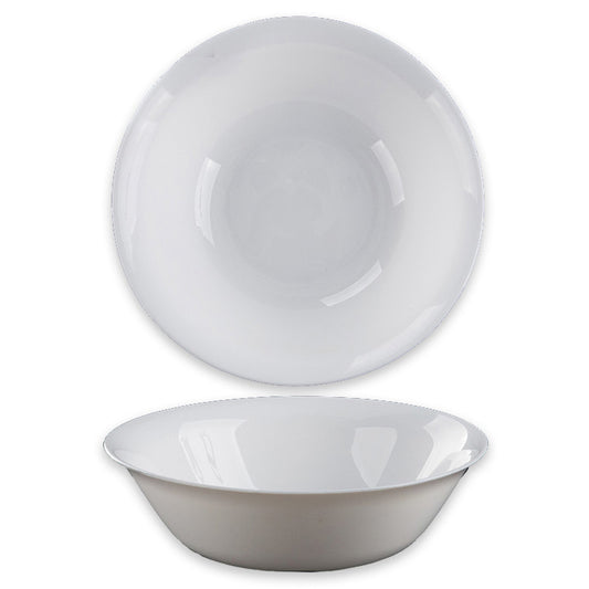 קערת הגשה 6.6*22.8 ס"מ זכוכית אופל לבן אנטי צ'יפ OPAL GLASS