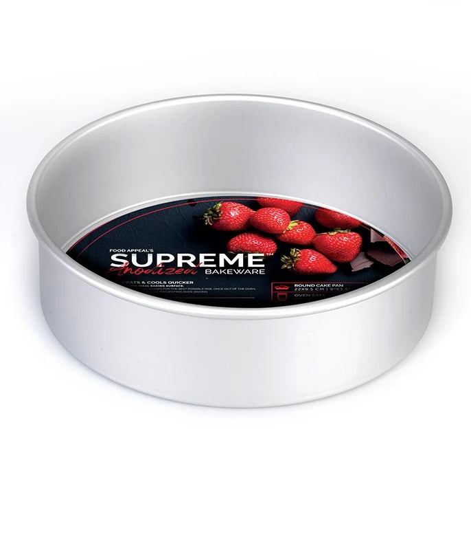 תבנית עוגה תחתית נשלפת 10*24 ס"מ גבוהה במיוחד SUPREME ANODIZED