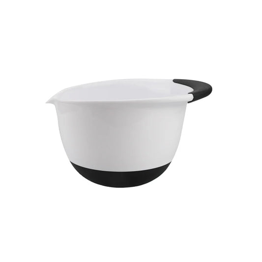 קערת ערבול 21 ס"מ 1.4 ליטר עם בסיס סיליקון לבן Cook Joy