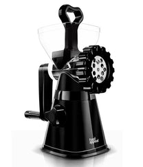 מטחנה ידנית רב שימושית שחורה לקיצוץ בשר והכנת עוגיות מרוקאיות