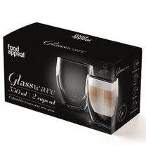 סט 2 כוסות דאבל 350 מ"ל LATTE COLOMBIA LIMITED EDITION מבית Food appeal