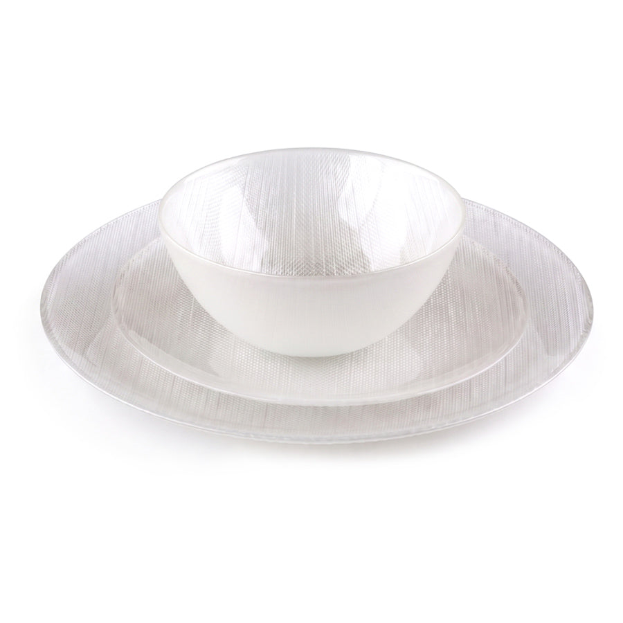 סט אוכל 18 חלקים PURE WHITE
