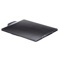 BAKE MASTER אבן שמוט לפיצה מלבנית 46X35.5 ס"מ עם ידיות וציפוי CERAMIC NON STICK