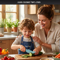 סכין ילדים בעיצוב תנין TINNY CHEF טורקיז מבית Food appeal