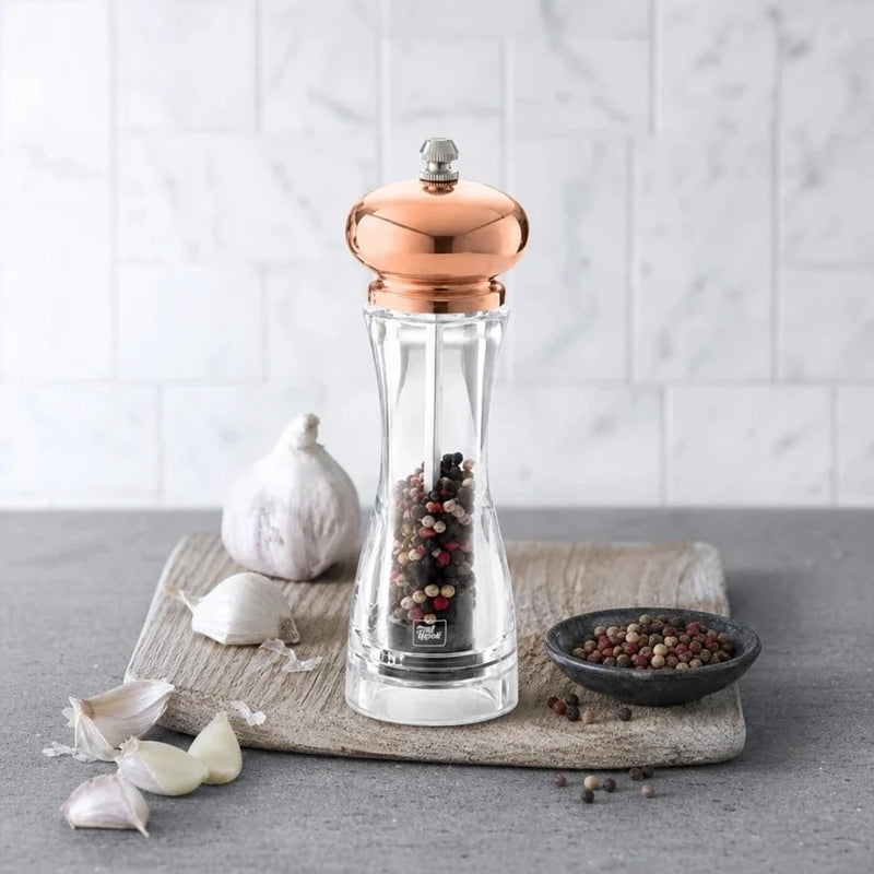 מטחנת מלח\פלפל אקרילית ראש 6/19 ס"מ rose gold