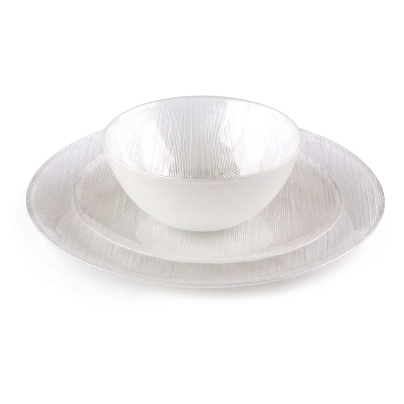 סט אוכל 18 חלקים PURE WHITE