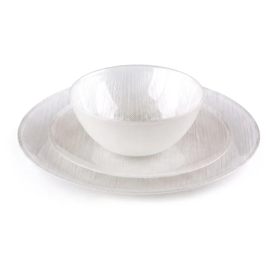 סט אוכל 18 חלקים PURE WHITE