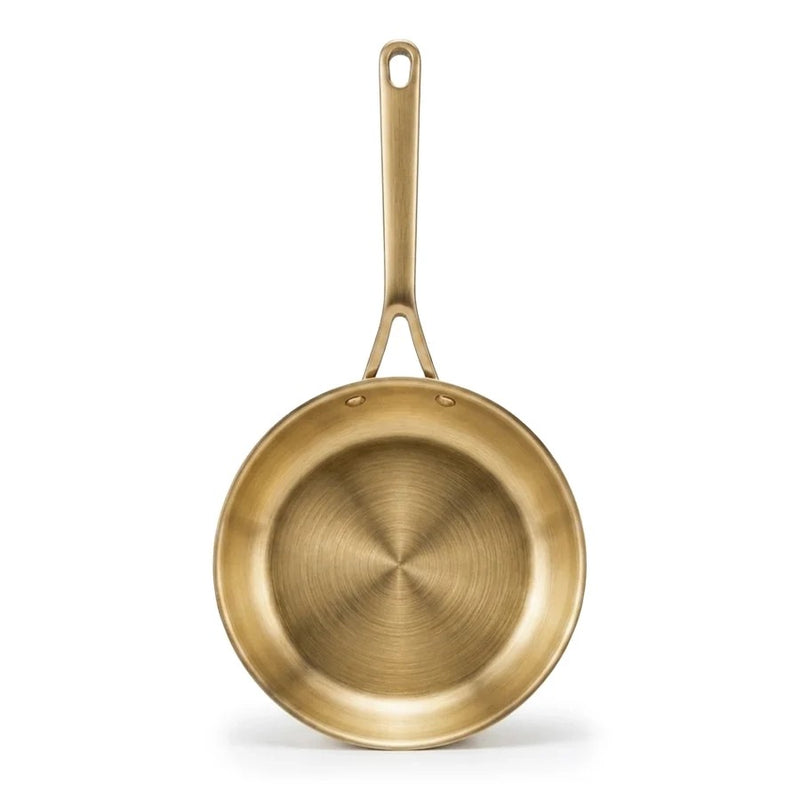 מחבת נירוסטה בגימור זהב 28 ס"מ CROWN