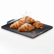 BAKE MASTER אבן שמוט לפיצה מלבנית 46X35.5 ס"מ עם ידיות וציפוי CERAMIC NON STICK מבית  Food appeal