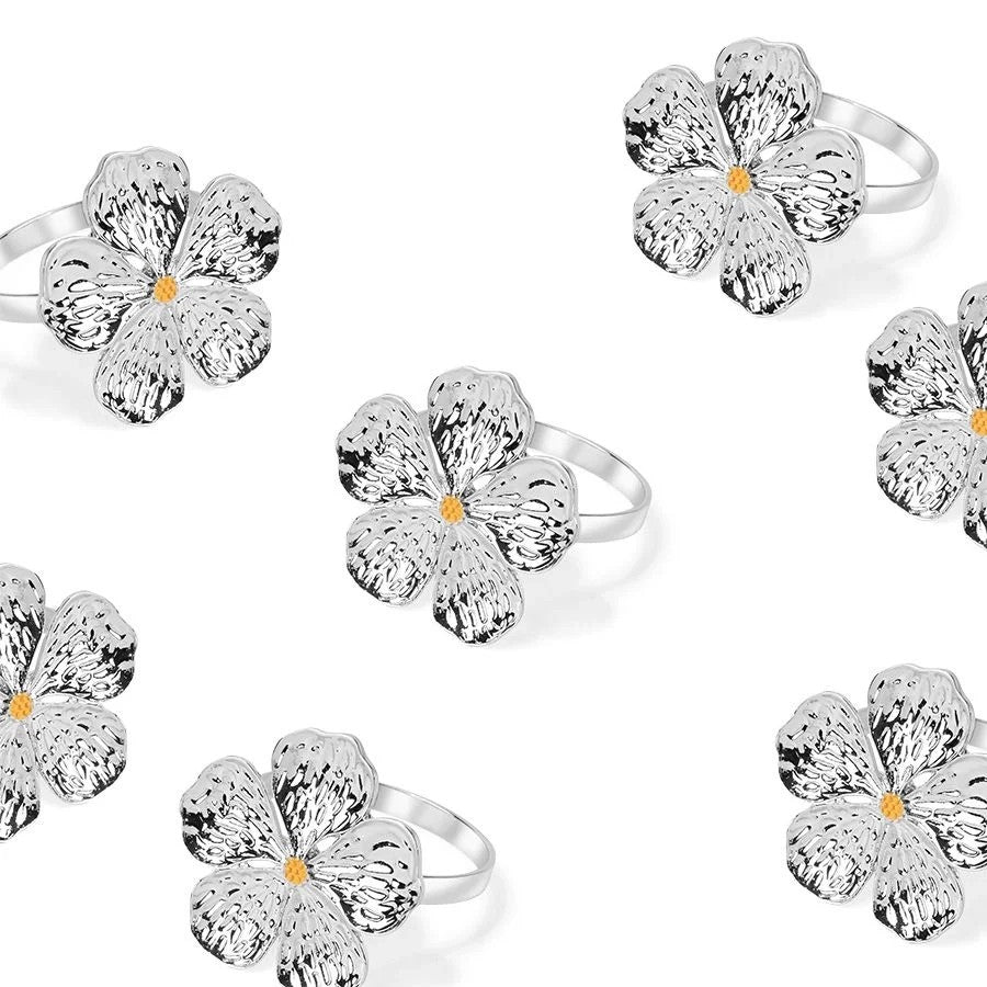 חבק למפית SILVER FLOWER
