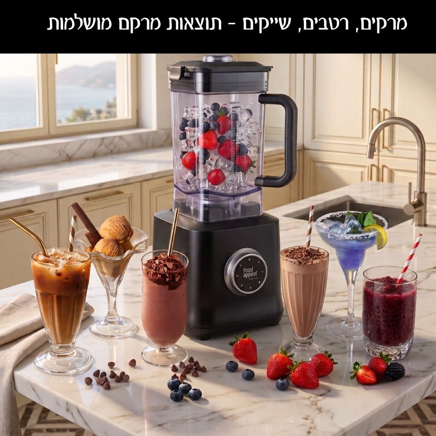 זה לא עוד בלנדר! זה ה-  | TERMINATOR W2000 של עוצמה מתפרצת מבית Food appeal