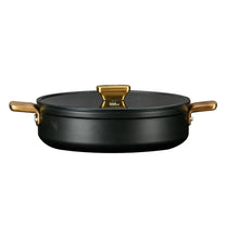 סוטאז' 28 ס"מ 3.9 ליטר ENIGMA NONSTICK שחור ידיות זהב