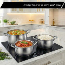 סיר נירוסטה 24 ס"מ, 5.5 ליטר BELLA
