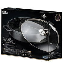 סיר מחולק 30 ס"מ 5.7 ליטר BLACK MARBLE