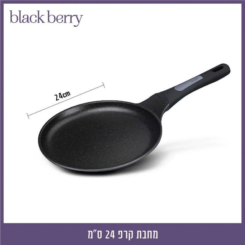 מחבת קרפ 24 ס"מ BLACKBERRY אפור כהה