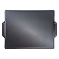 BAKE MASTER אבן שמוט לפיצה מלבנית 46X35.5 ס"מ עם ידיות וציפוי CERAMIC NON STICK