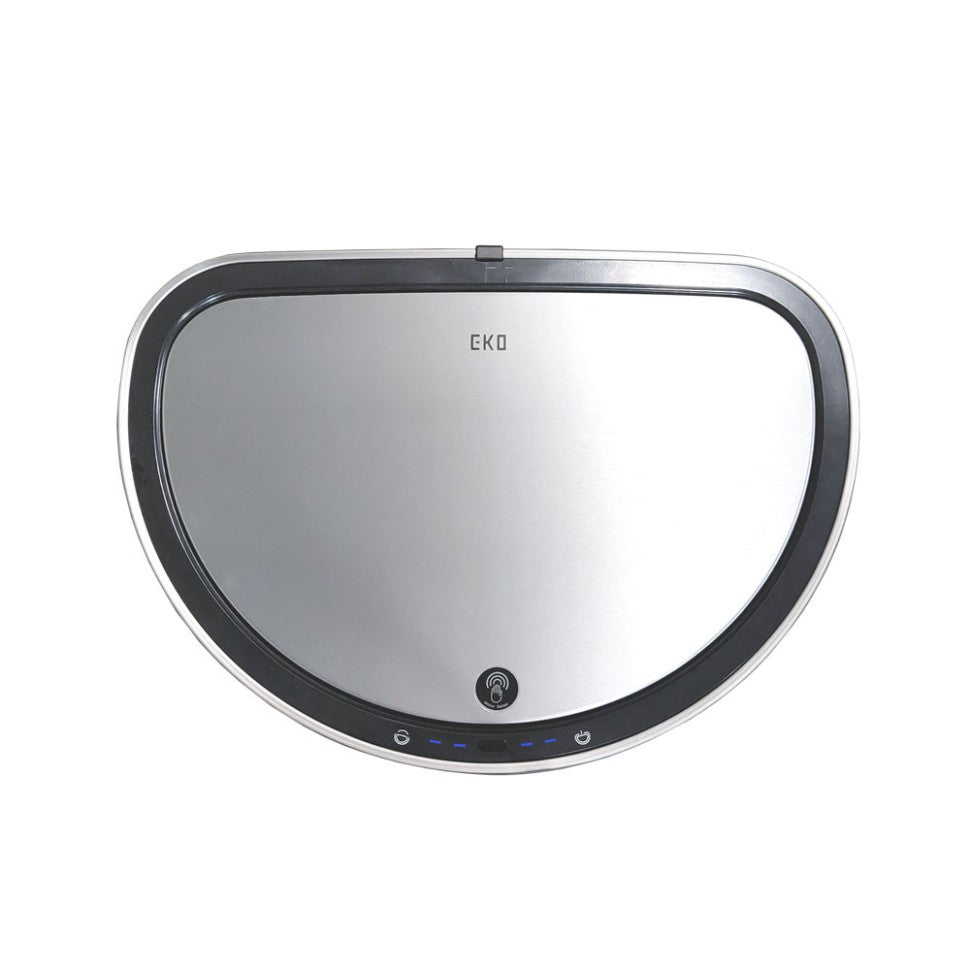 פח MIRAGE SEMI-ROUND חצי עיגול 47 ליטר נירוסטה מוברשת מבית EKO