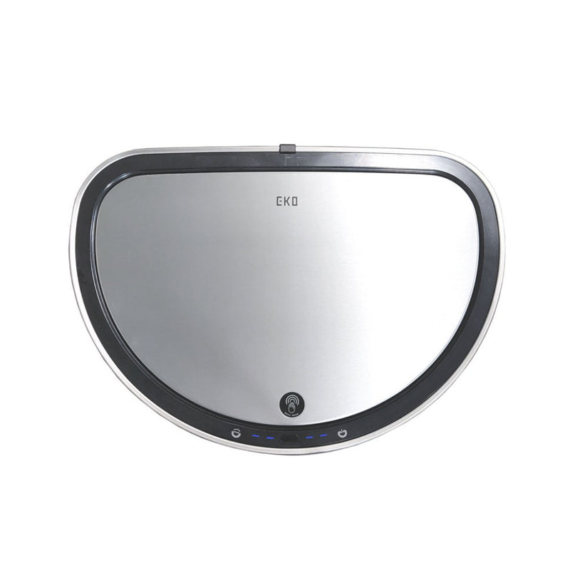 פח MIRAGE SEMI-ROUND חצי עיגול 47 ליטר נירוסטה מוברשת מבית EKO